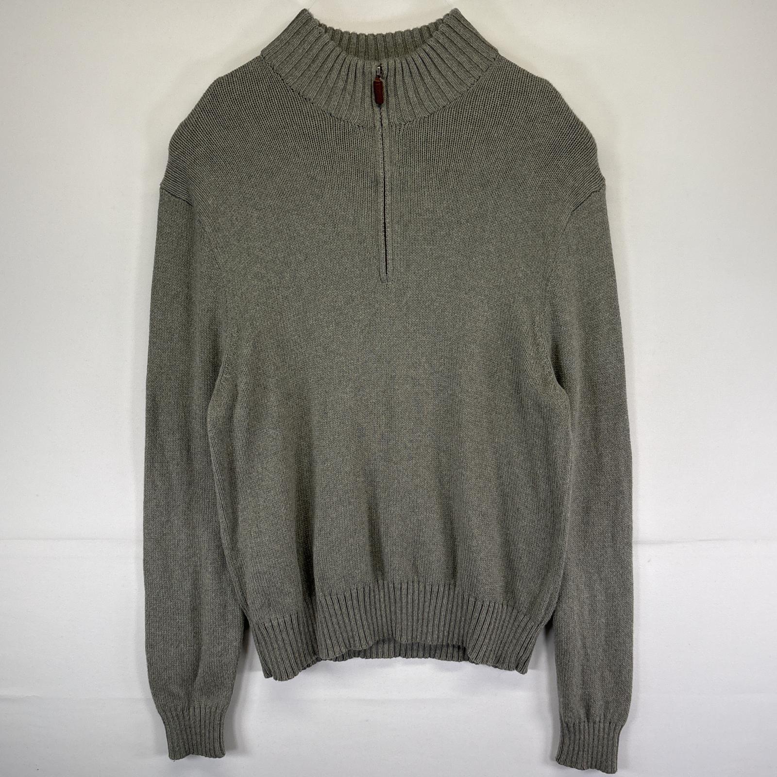 古着 ポロバイラルフローレン Polo by Ralph Lauren カシミヤニットセーター ハーフジップ トレーナー 大きいサイズ XXL グレー メンズ