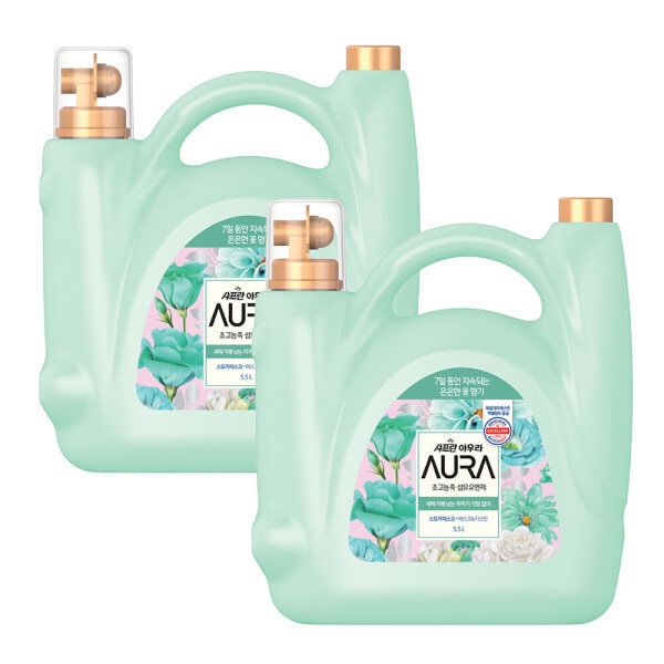 シャフランオーラ 超高濃縮ファブリックコンディショナー スモーキーミュスク 5.5L 2個(贈呈品なくなり次第贈呈終了)