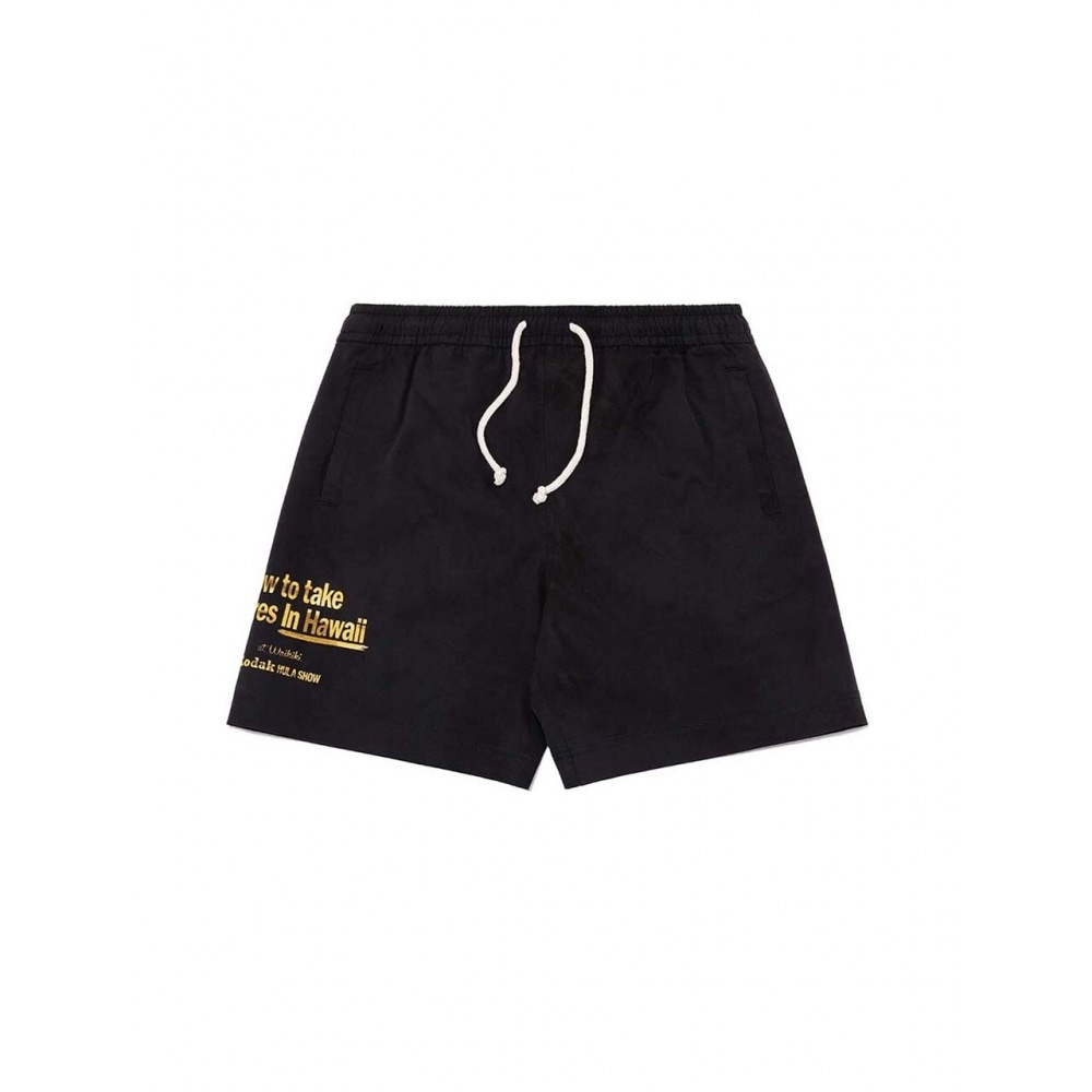 KODAK Apparel ホットサマー タイダインブリーフ内蔵ボードショーツ BLACK