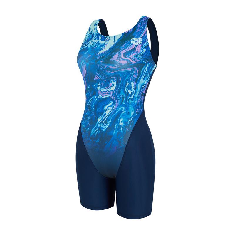 ミルキーウェイ 3部丈 半袖 水着 (A4FL1LH11) NVY