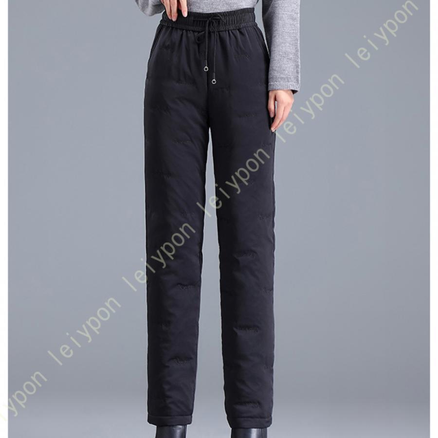 ダウンパンツ ダウン パンツ 暖パン 防寒パンツ レディース ダウン入り スキニーパンツ ロングパンツ ハイウエスト 撥水 防風 暖かい 保温パンツ