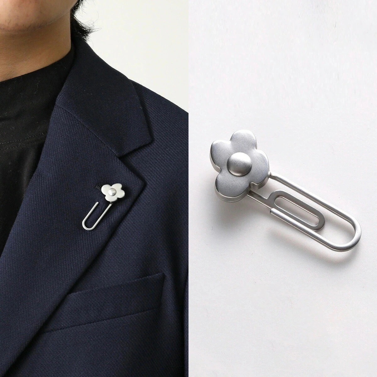 LARDINI ラルディーニ ラペルピ CNFLWPIN CNC326 メンズ フラワー 花 アクセサリー 900