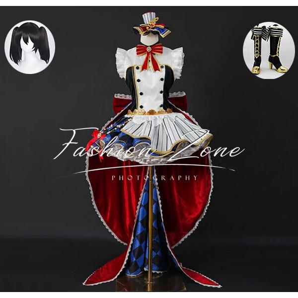 Lovelive ラブライブ 風 矢澤にこ メイド覚醒 コスプレ衣装 ウィッグ 靴 cosplay ハロウィン 演出服 変装