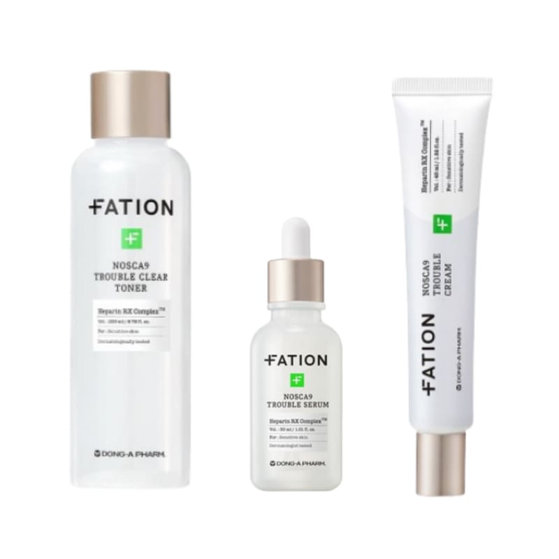 ノスカナイン トラブル 3点セット（トナー200ml＋セラム30ml＋クリーム45ml）