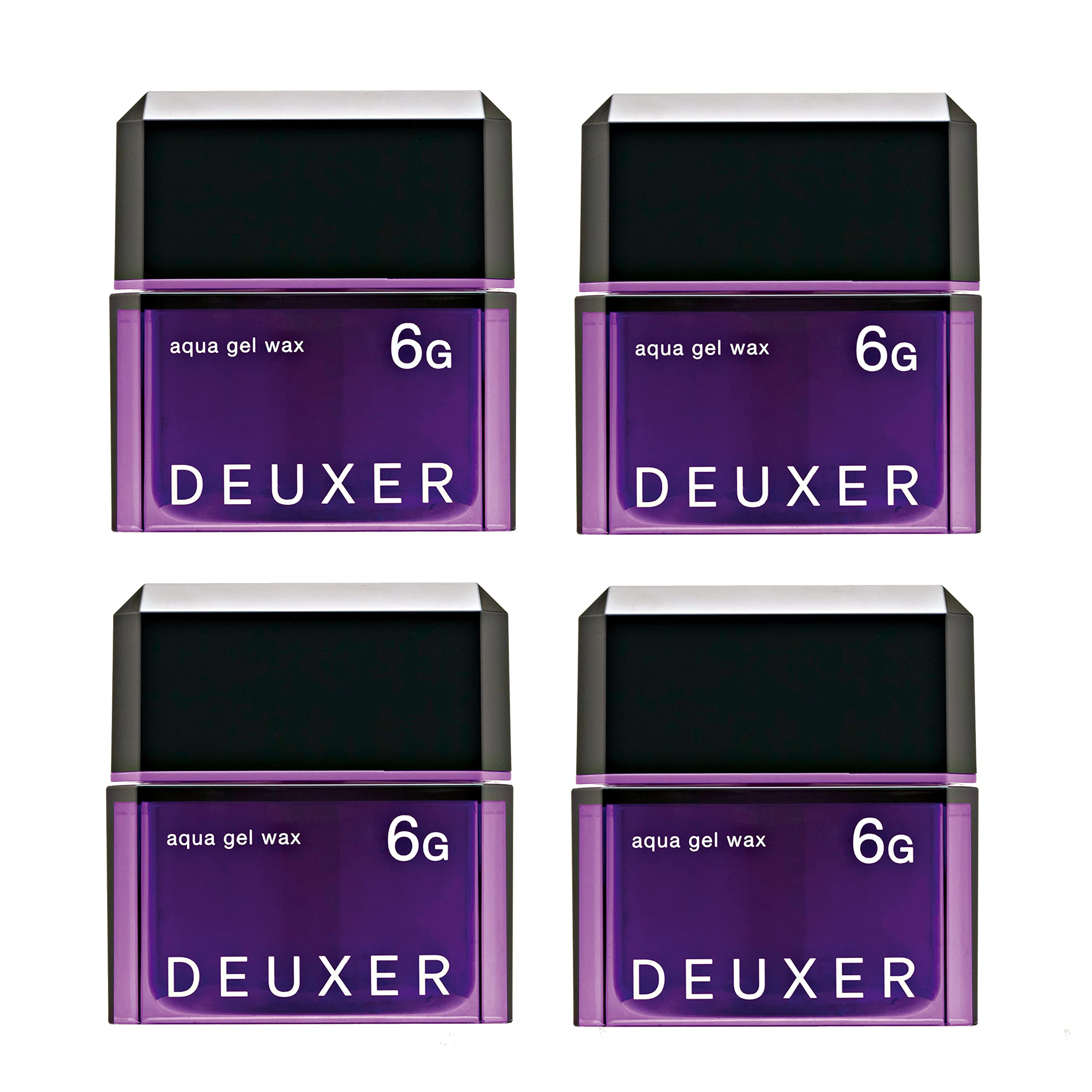 DEUXER(デューサー) アクアジェルワックス6G(4個セット) ヘアワックス フローラルベリー