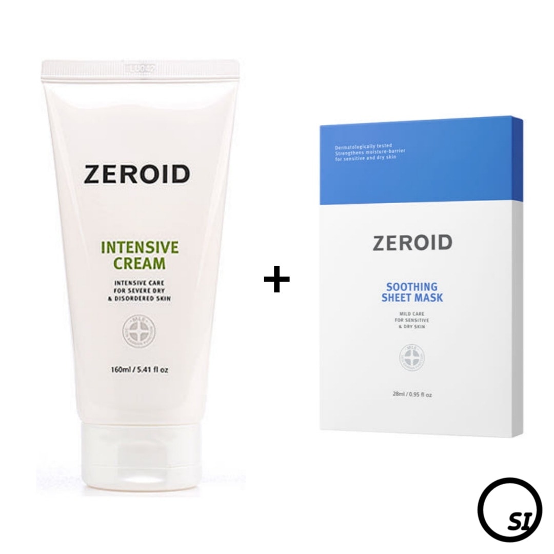 【SET】インテンシブ クリーム 160ml + スージング シート マスクパック 5枚