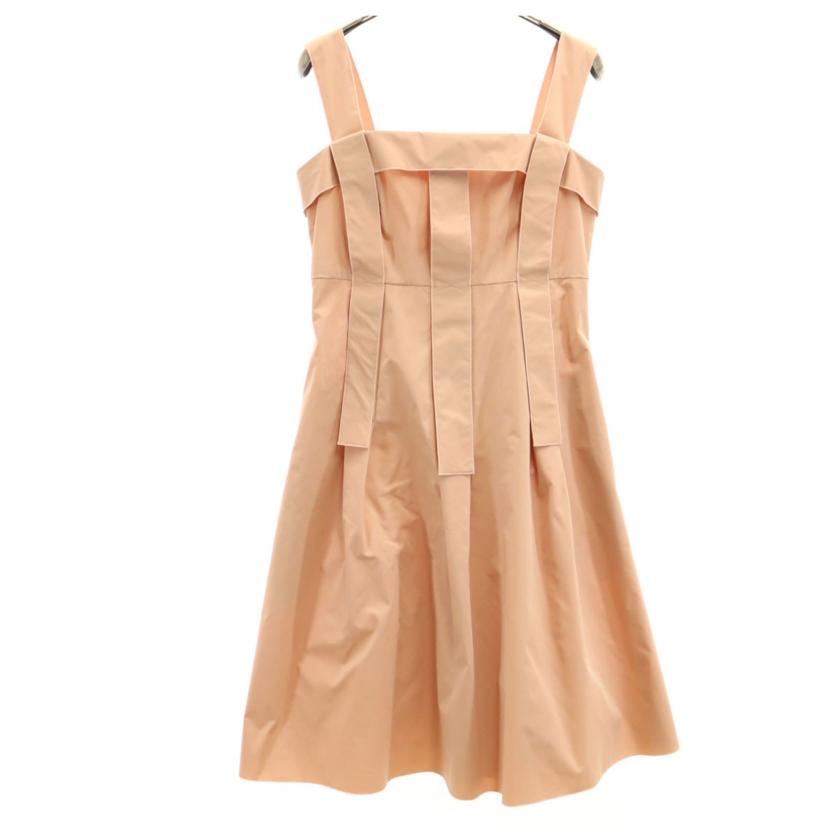 FOXEY NEW YORK フォクシーニューヨーク 日本製 キャミワンピース 40 サーモンピンク レディース 古着