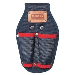 （まとめ）タフロン電工ポケット [ペンチ差し （二口ポケット）x5セット] マーベル MDP-82