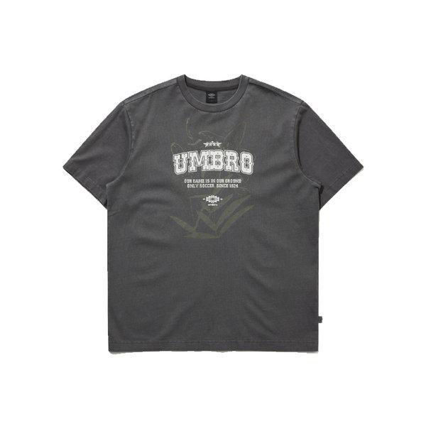 ハイウェイフラワーダイイング半袖TシャツUR221CRS45DCH