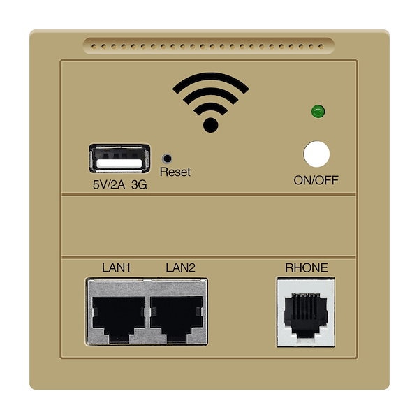 世界の人気ブランド 壁埋め込み式Wi-Fiルーター LAN 300Mbps