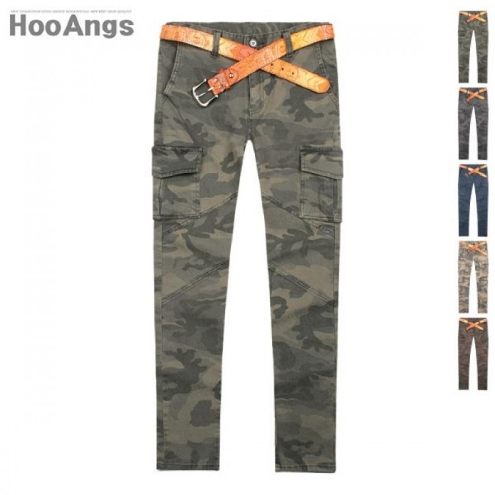 (ジュアンズ) カーゴスパンミリタリーコットンパンツ HCCP4040