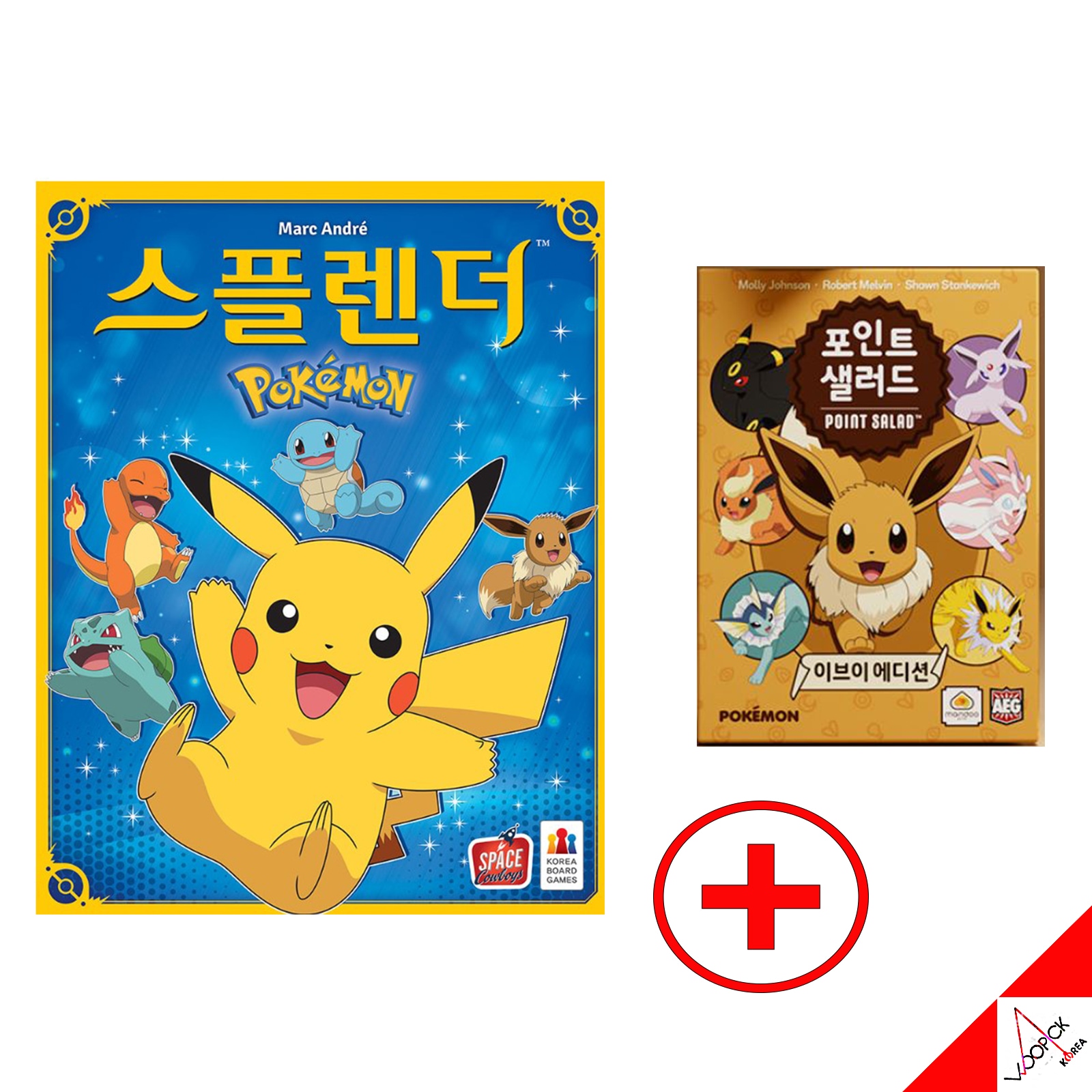 スプレンダー/ポケモンエディション+ポイントサラダ/イーブイ/エディション韓国ボードゲーム ピカチュウ Charmander Card/korea exlusive version/韓国語バージョン