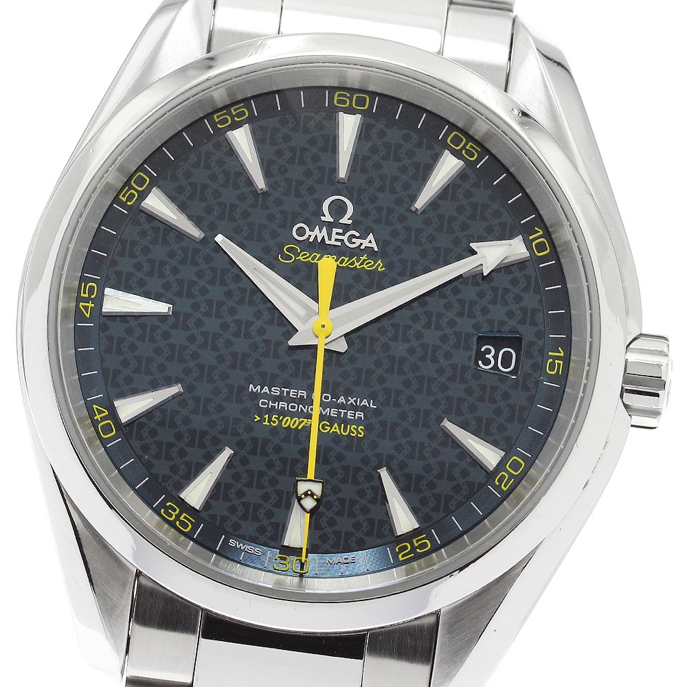 オメガ OMEGA 231.10.42.21.03.004 シーマスター アクアテラ ジェームズ・ボンド007 リミテッド 自動巻き メンズ _877607【中古】