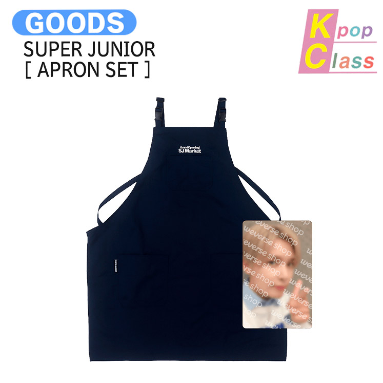国内発送 SUPER JUNIOR [ APRON SET ] GRAND OPENING! SJ MARKET / 公式グッズ / 予約商品