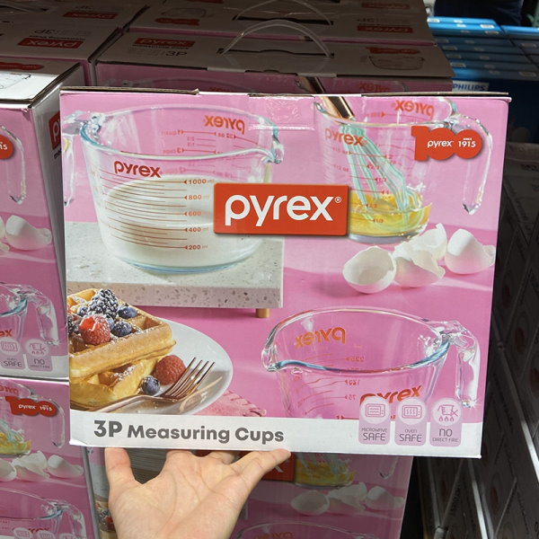 Qoo10] Pyrex PYREXパイレックス計量カップ3個入り