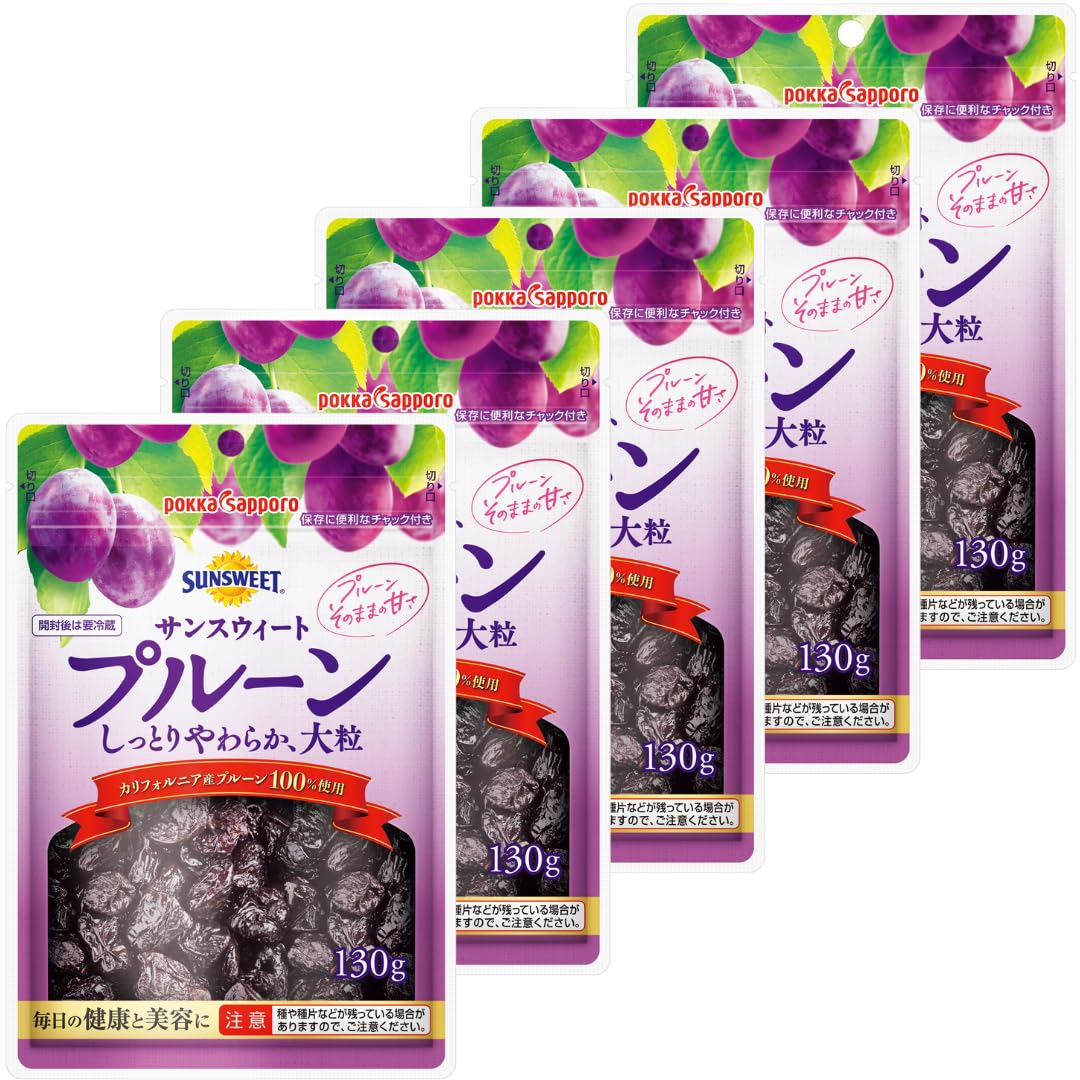 ポッカサッポロ サンスウィート プルーン チャック付