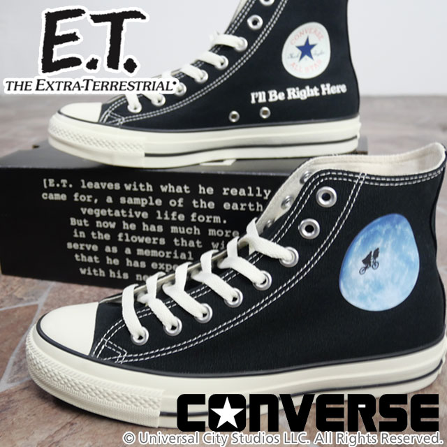 コンバース スニーカー レディース オールスター（R） MN ハイ/E.T. コラボモデル メンズ 31310720 ブラック 黒 ハイカット