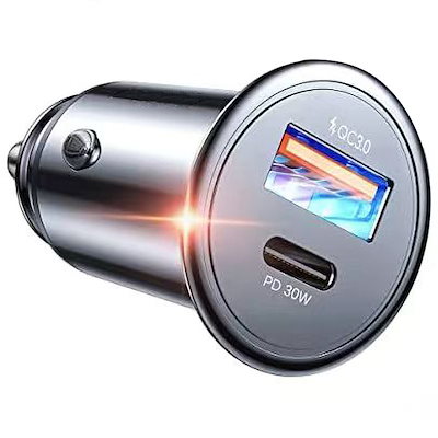 カーチャージャー シガーソケット USB type-C PD QC3.0 2...のサムネイル