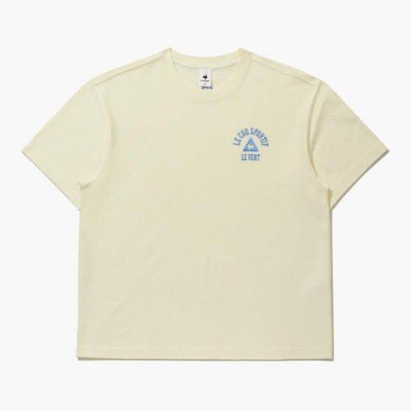 半袖Tシャツ NQJ QQ123LRS22-BUT ジャカードコットン半袖Tシャツ / BUT