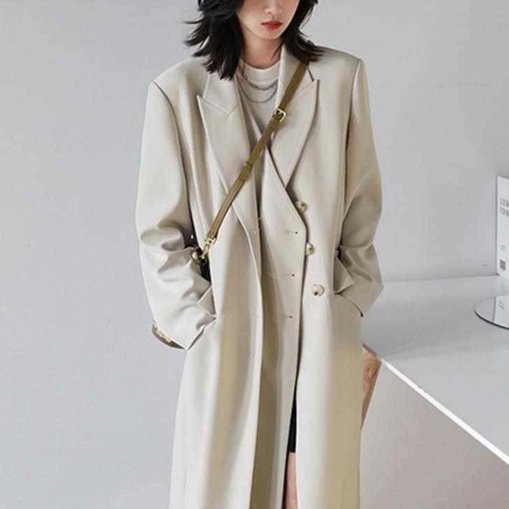 3色 ロングコート レディース チェスターコート 長袖 黒 ブラック グレー ベージュ かっこいい シンプル 襟付き アウター コート ボタン シングルブレスト ストレート カジュアル 大きいサイズ