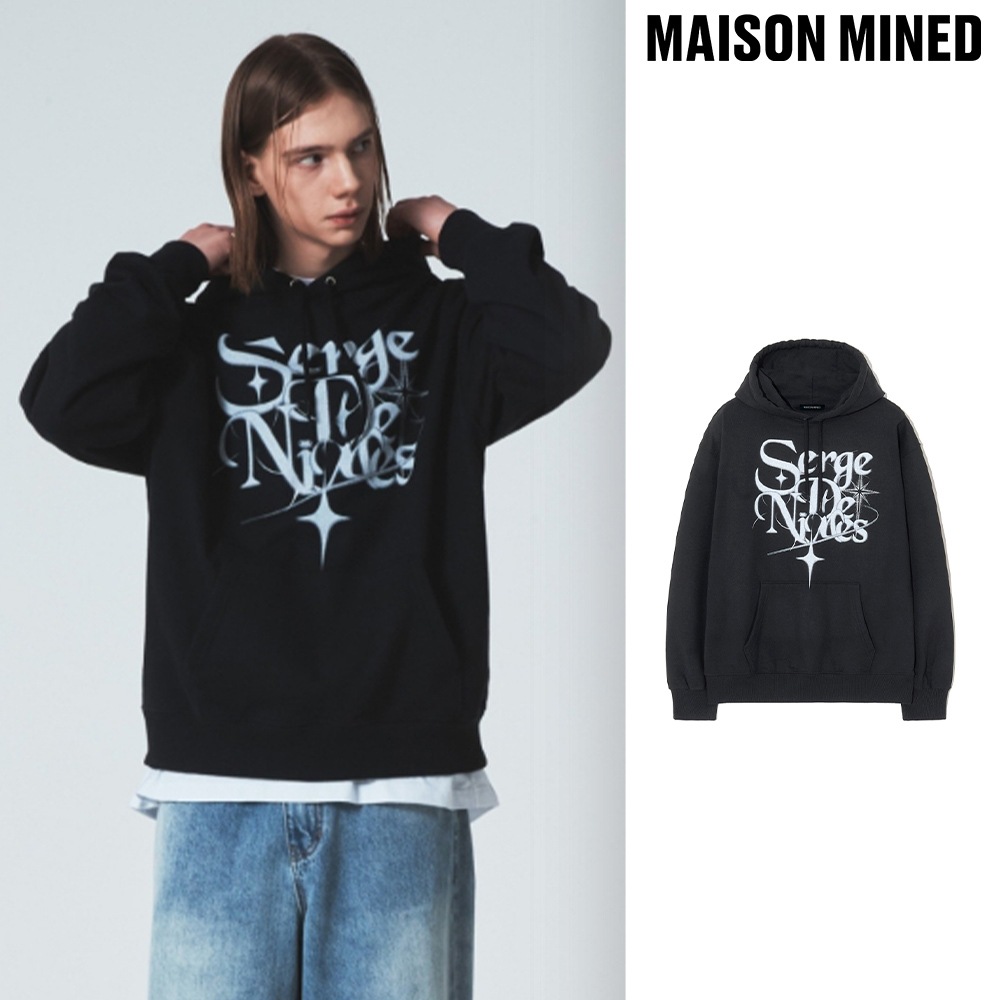 【MAISON MINED】 ORIGINE LETTERING HOODIE