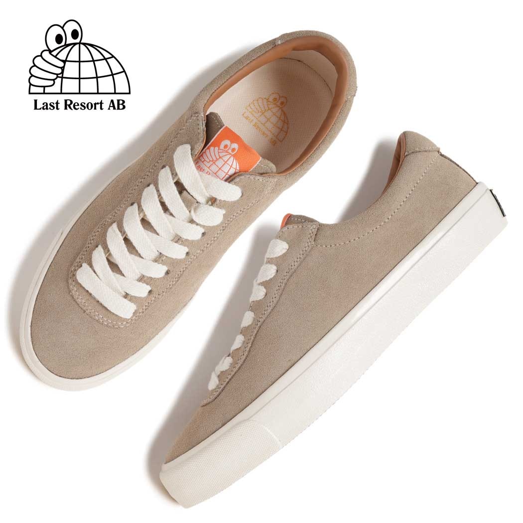 LAST RESORT AB ラストリゾート ローカット スエード スニーカー VM001-LO SUEDE SAND WHITE ( ローテク ベージュ ブラウン スケート SKATE 白 メンズ