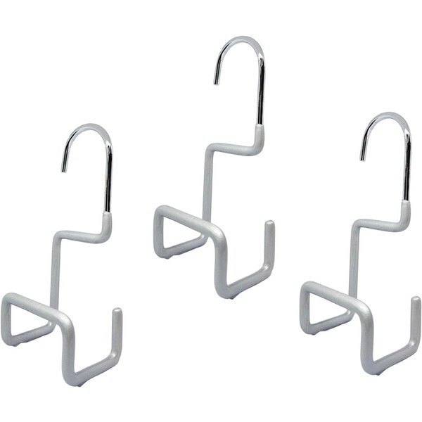 120765 バッグハンガー シルバー 3個組
