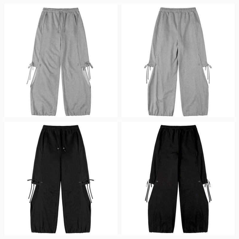 【TUOMIO】DOUBLE LAYERED SWEATPANTS : 2COLORS