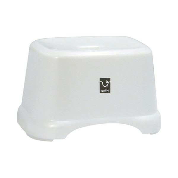 （まとめ） シンカテック アンティ 風呂椅子角 CLホワイト 1個 5セット