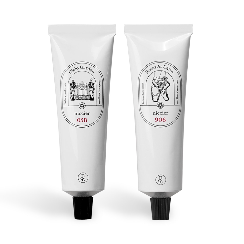ニチア パフューム バーム ハンドクリーム 50ml 2点セット 男性 女性 共用 デパート 名品 ギフト コレクション セット