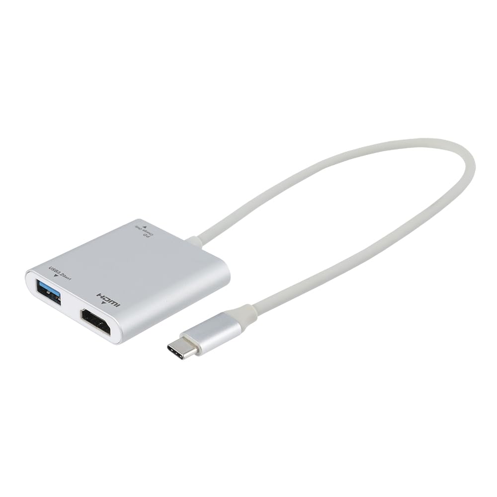 Digio2 PD対応 USB Type-C ドッキングステーション シルバー Z0850 5,939円
