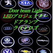 Qoo10 Car Door ライトロゴ カー用品