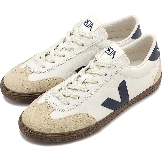 スニーカー レディース ボレー [VO2003531] VOLLEY 靴 レザーシューズ 白 WHITE/NAUTICO/BARK 正規取扱店