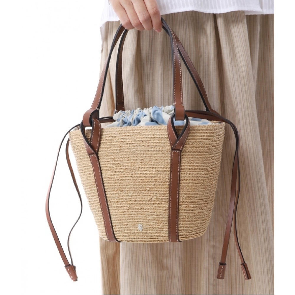 ヘレンカミンスキービソウミニバスケット-ナチュラル/クオイオ (BAG51998) 無料 (ナチュラル/クオイオ)