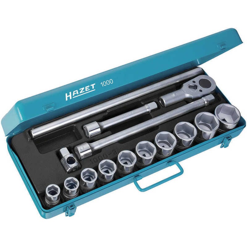 HAZET社　ソケットレンチセット(6角タイプ差込角19.0mm)　1000