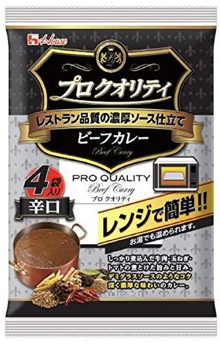 ハウス プロクオリティ ビーフカレー 4袋入り 辛口 680g 6袋 [レンジ化対応レンジで簡単調理可能]