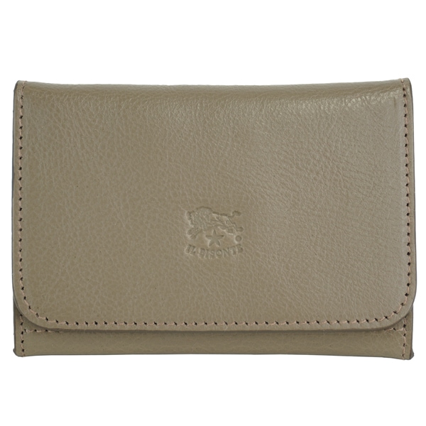 IL BISONTE イルビゾンテ CARD CASE 二つ折り 名刺入れ カードケース メンズ レディース ユニセックス/SCC121 PV0005 GY103B/Tortora