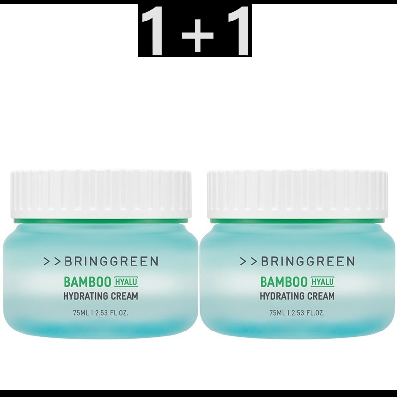 1+1 bamboo バンブーヒアル水分クリーム 75ml スキンケア/韓国コスメ