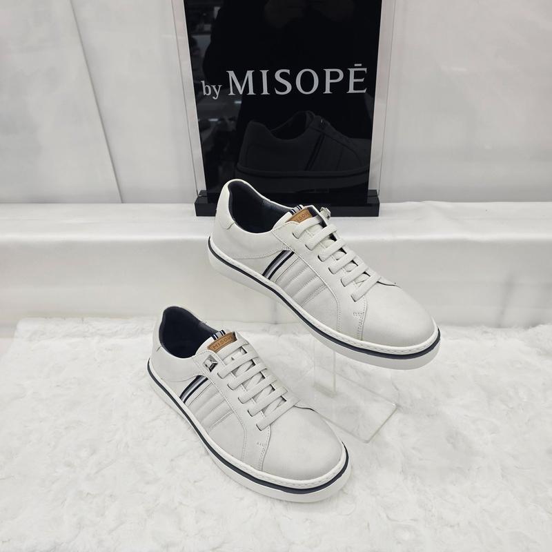 By 男性モダン軽量スニーカー 122HT410SP015 CREAM 3 JJ