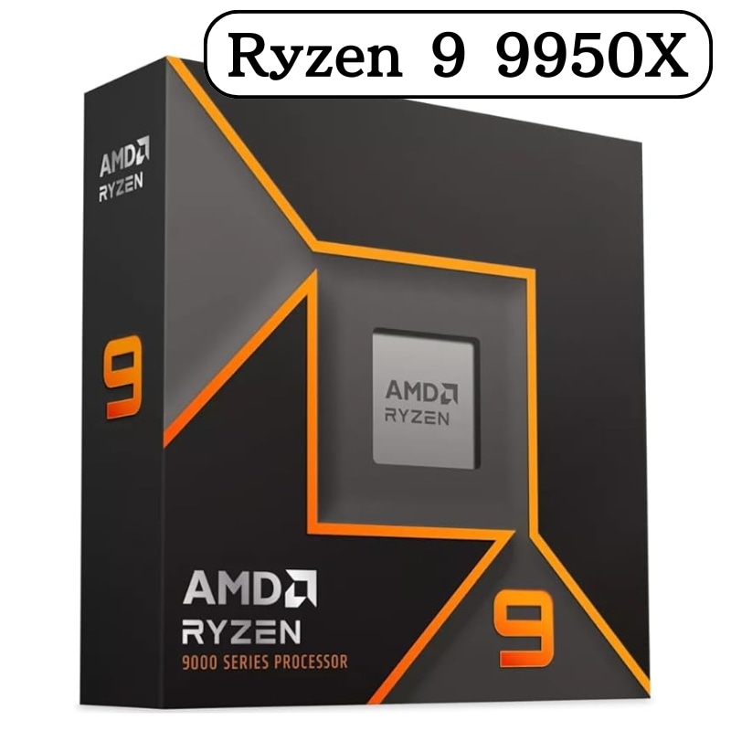 AMD Ryzen 9 9950X AM5 / 16コア32スレッド / 4.3GHz CPU 輸入品