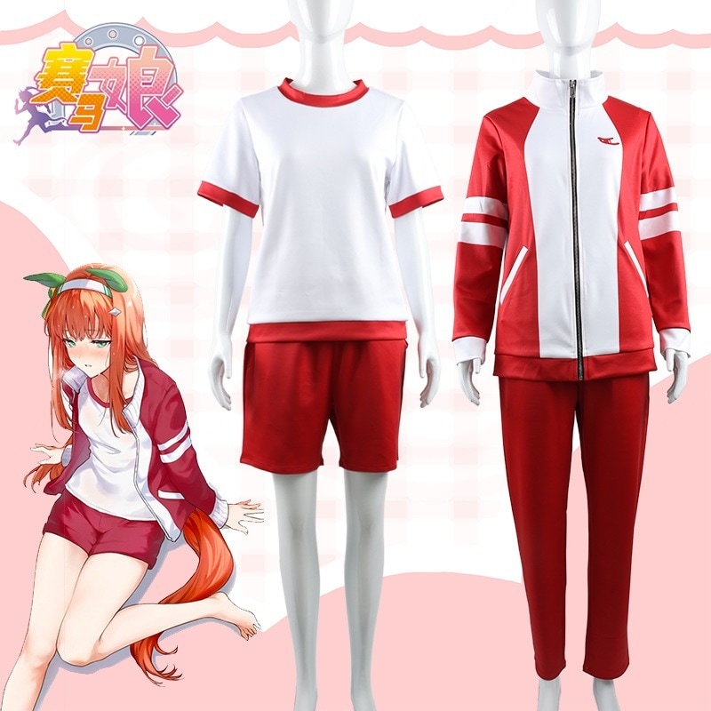 ジョッキーガールスーツ サイレントスズカ スペシャルウィーク制服 アニメ スポーツスーツ 二次元 デイリースーツ