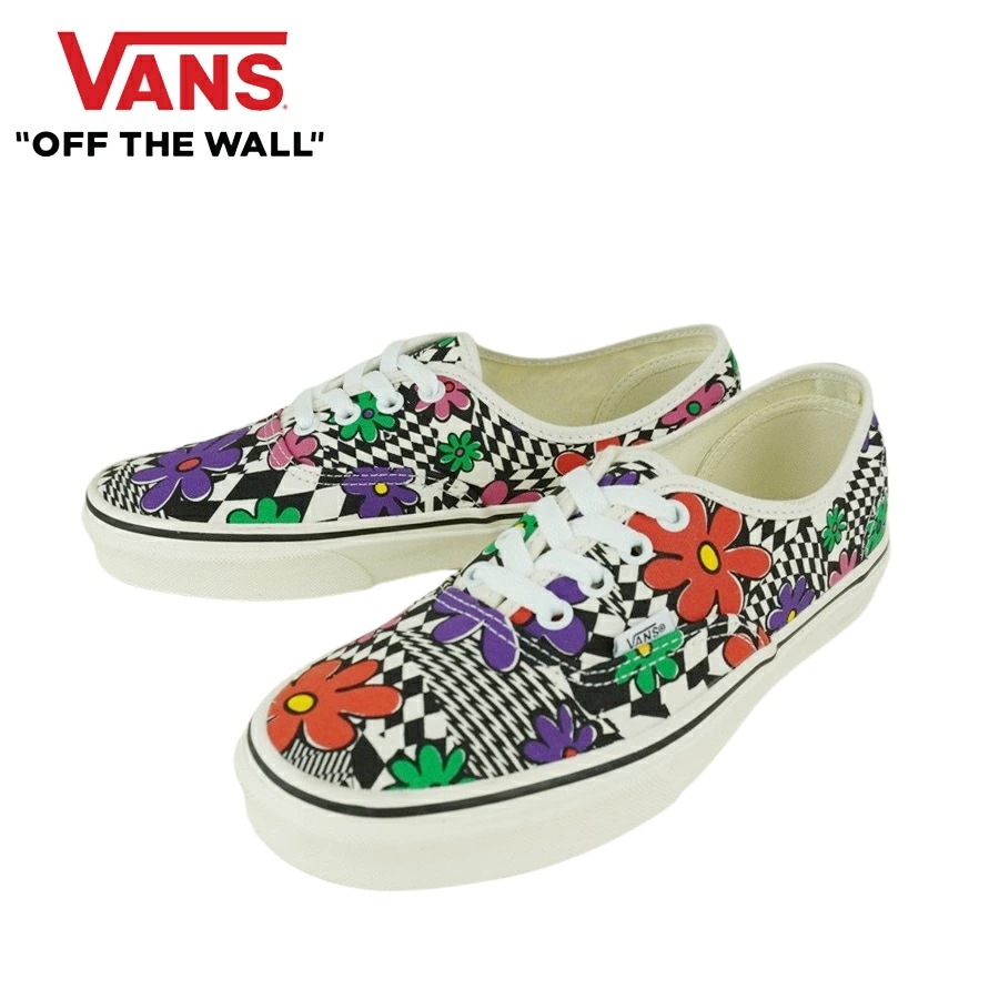 バンズ VANS ヴァンズAUTHENTIC オーセンティック (PRINTED)FLORALCHCLMSHMLW(プリンテッド/フローラルマシュマロ)レディース シュ