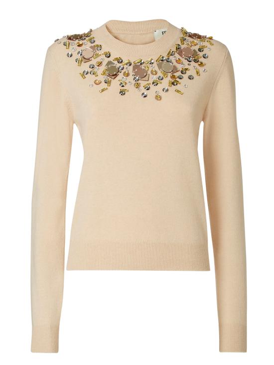 FENDI Women Sweater FZXD96 AUZW F1T6U SAND