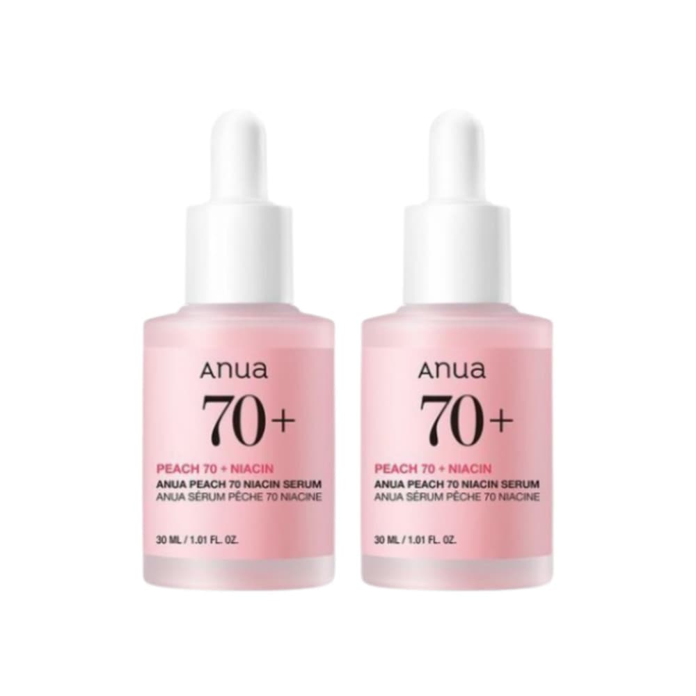 桃70％ナイアシンセラム, 30ml + 桃70％ナイアシンセラム, 30ml