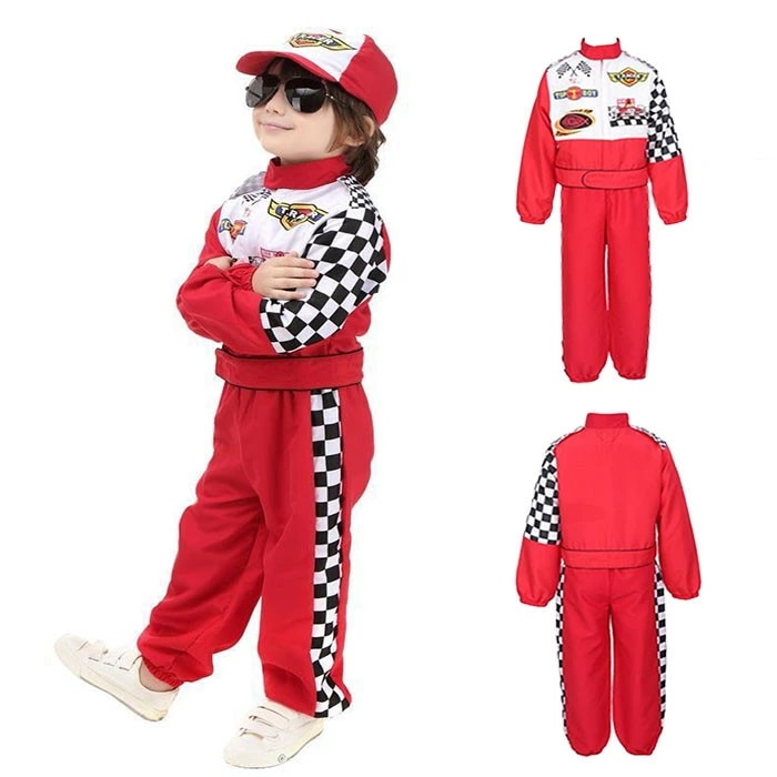 ハロウィン 衣装 子供服　プリンス レーサー かっこいい 子供用 レーサースーツ コスチューム Halloween 衣装 カッコイ イベント 文化祭 忘年会 出し物 学園祭 万聖節 変装