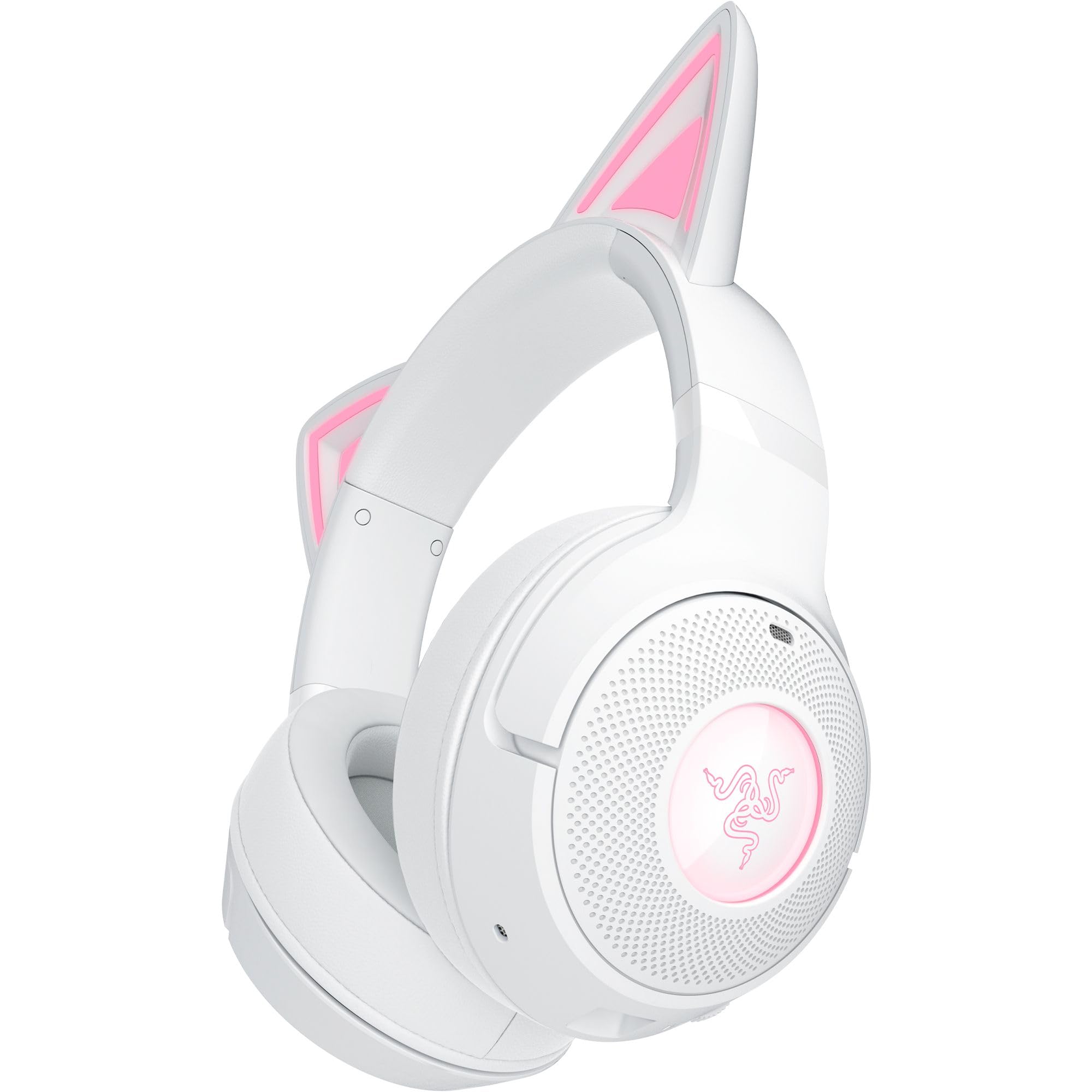 【全国送料無料】 Razer レイザー Kraken Kitty V2 BT White ライティング搭載のネコミミにより個性を発揮できるゲーミング＆雑談配信用ワイヤレス ゲーミングヘッドセット Bl