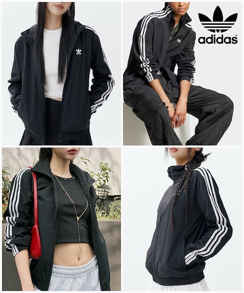 Qoo10 adidas ワッフル トラック ジャケット ミドル
