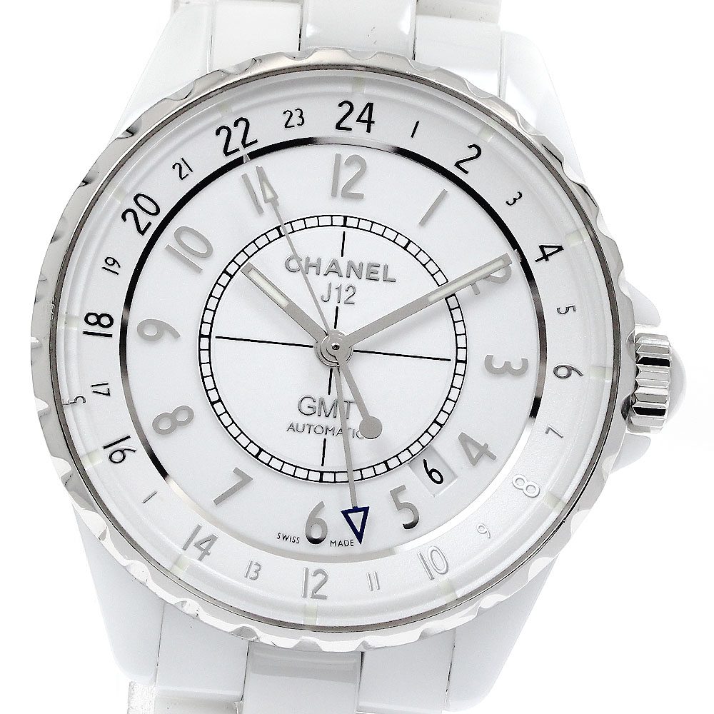 シャネル CHANEL H3103 J12 38ｍｍ GMT 自動巻き メンズ 保証書付き_881898【中古】
