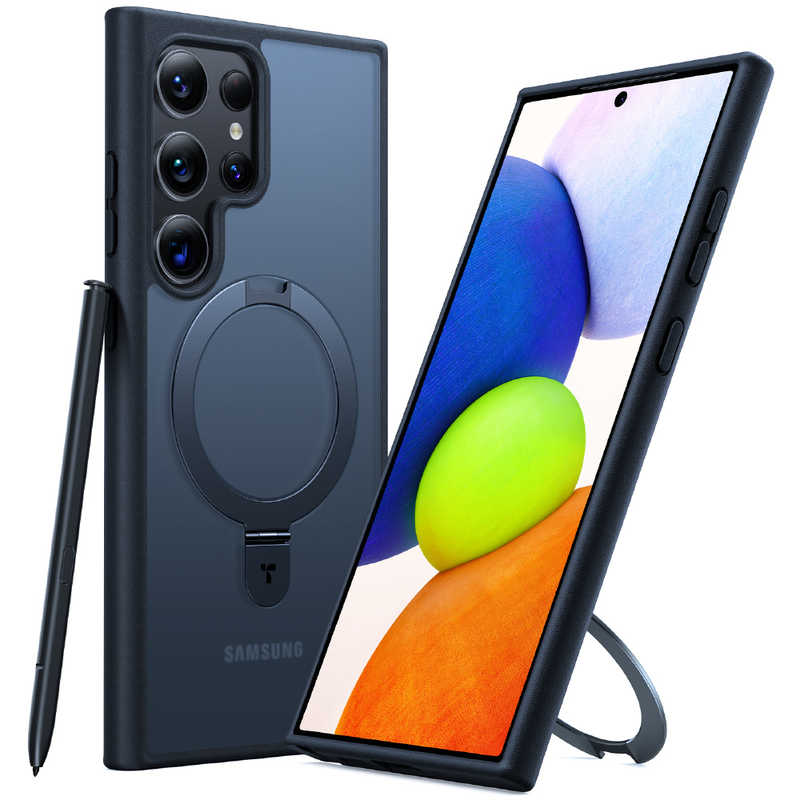 TORRASトラス　Torras - UPRO Ostand for Galaxy S24 Ultra ［ Black ］　X00FX1305