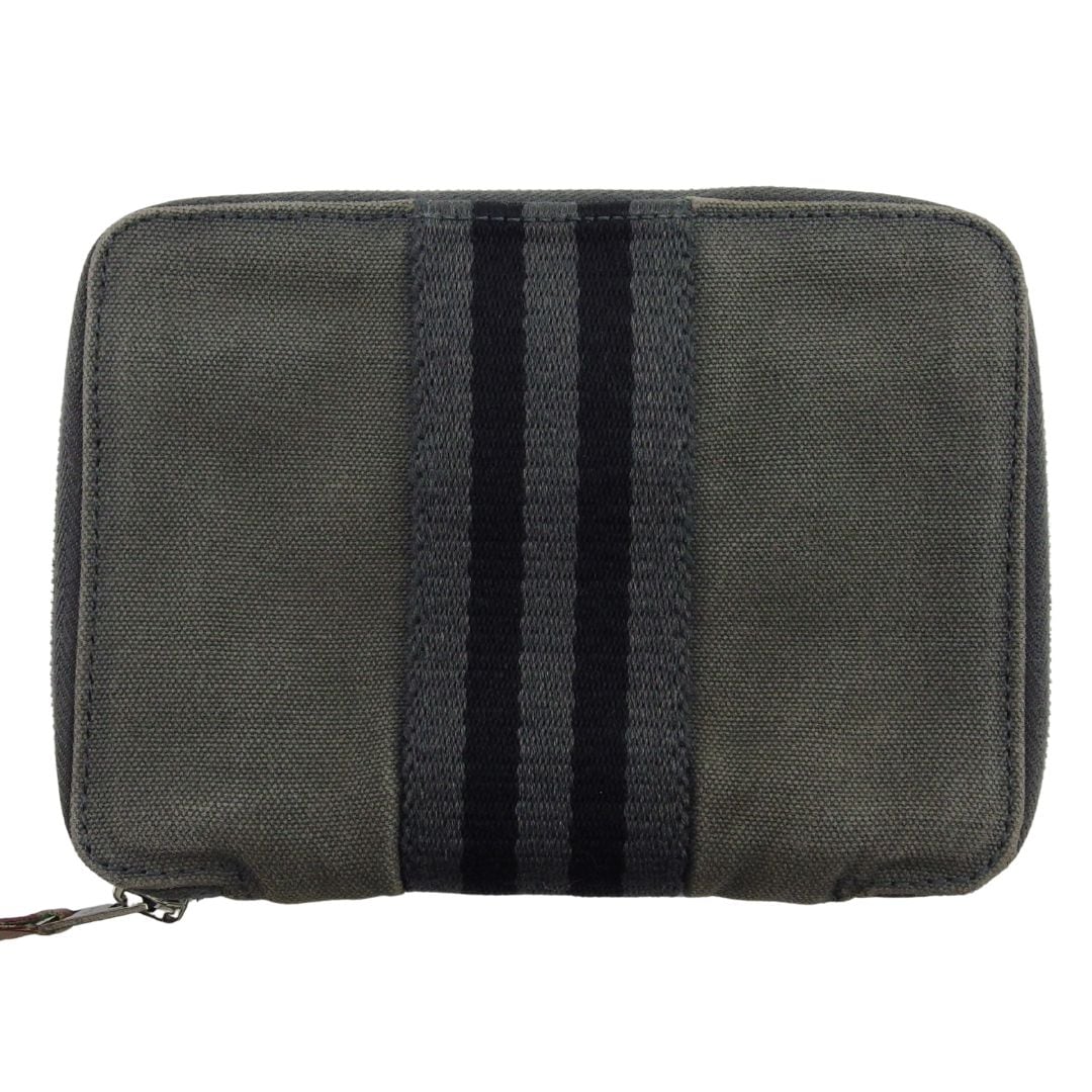 二つ折り財布 フールトゥ パースPM グレー 灰色 ブラック レディース 中古